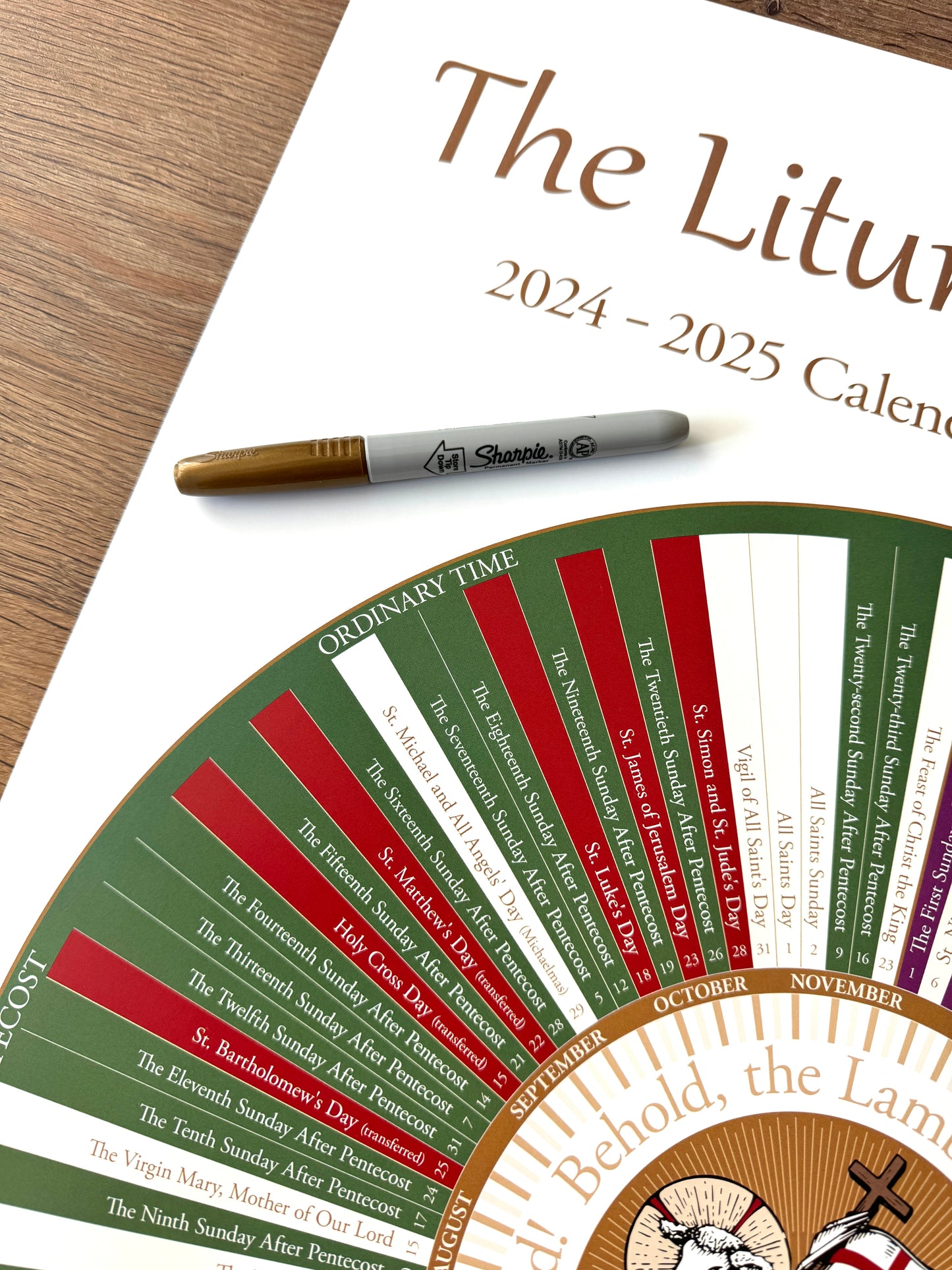 The Liturgical Home Liturgical Calendar for 2024-2025